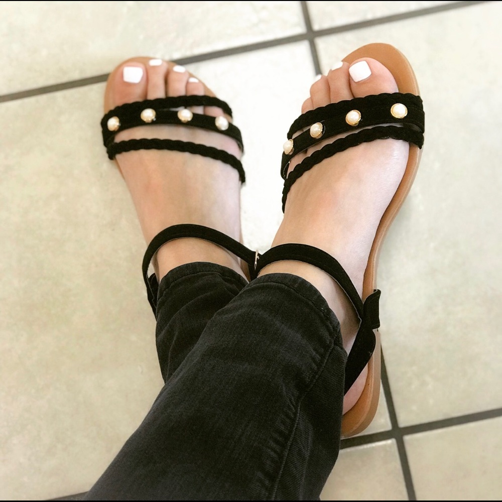 ▪️Olga black sandals▪️